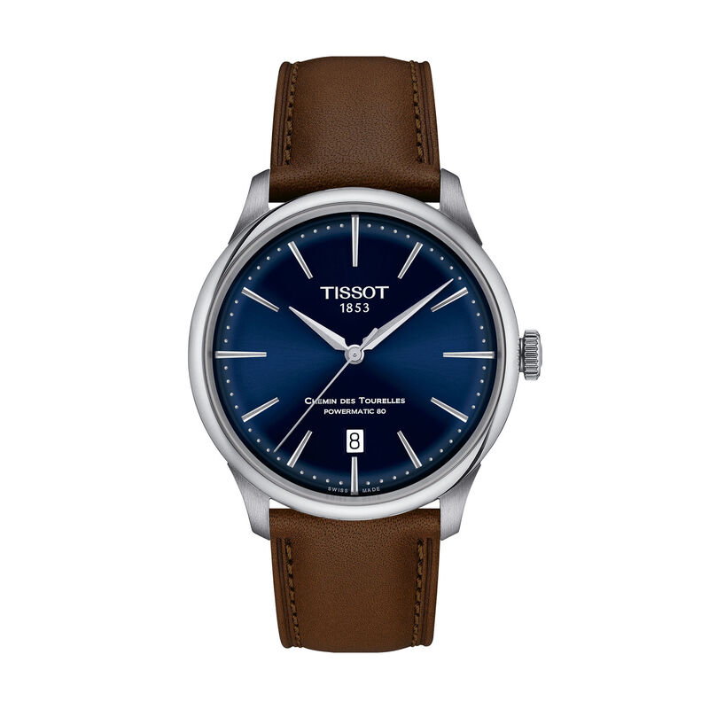 Tissot Chemin Des Tourelles Powermatic 80 Blue Dial, 39 MM image number 0