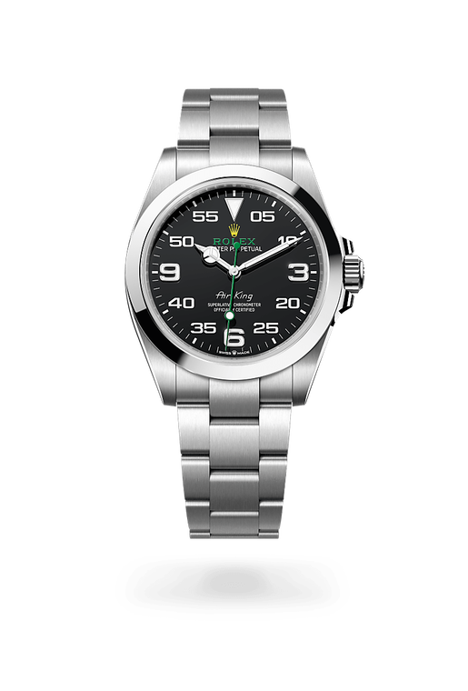 rolex air-king in oystersteel, m126900-0001 - ben bridge