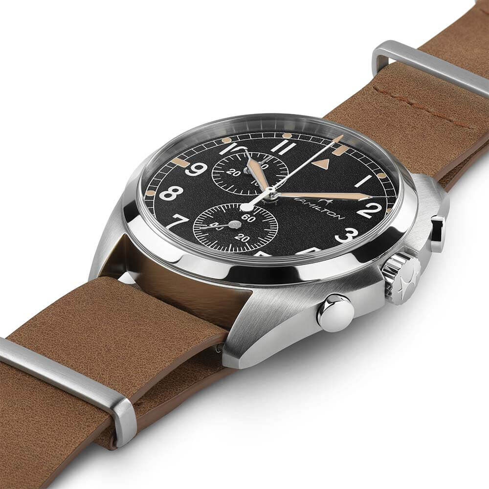 Hamilton Khaki Pilot Pioneer Chrono Quartz Watch, 41mm