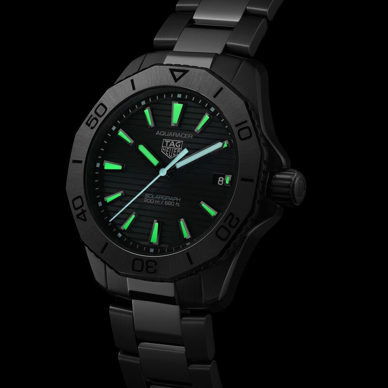 TAG Heuer Aquaracer Professional 200 Solargraph Black Dial, 40mm image number 5