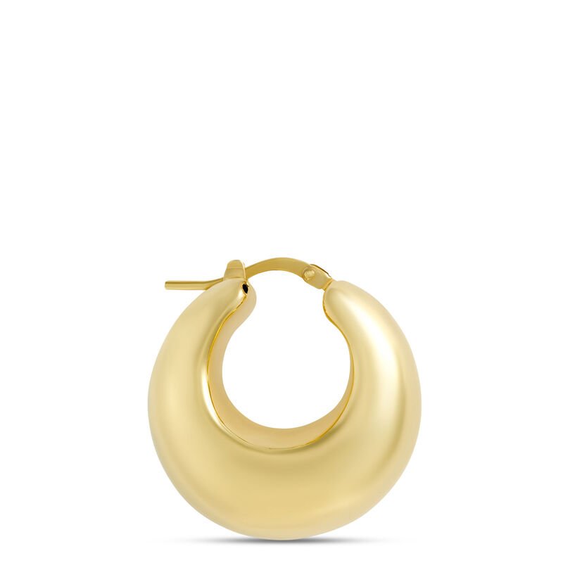 Toscano Hoop Earrings, 14K Yellow Gold image number 1