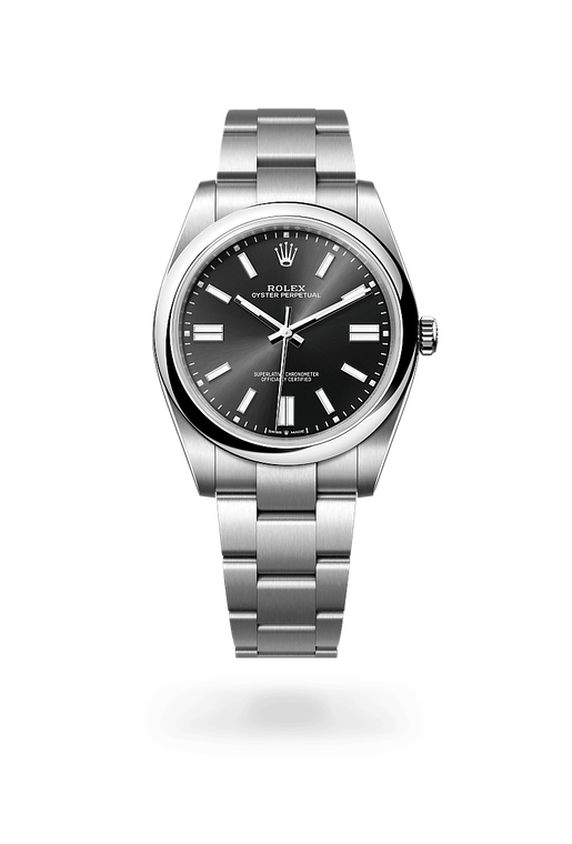 rolex oyster perpetual in oystersteel, m124300-0002 - ben bridge