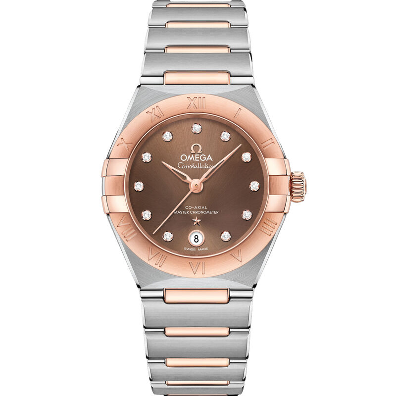 OMEGA Constellation Steel Sedna Brown Dial Watch, 29mm image number 0
