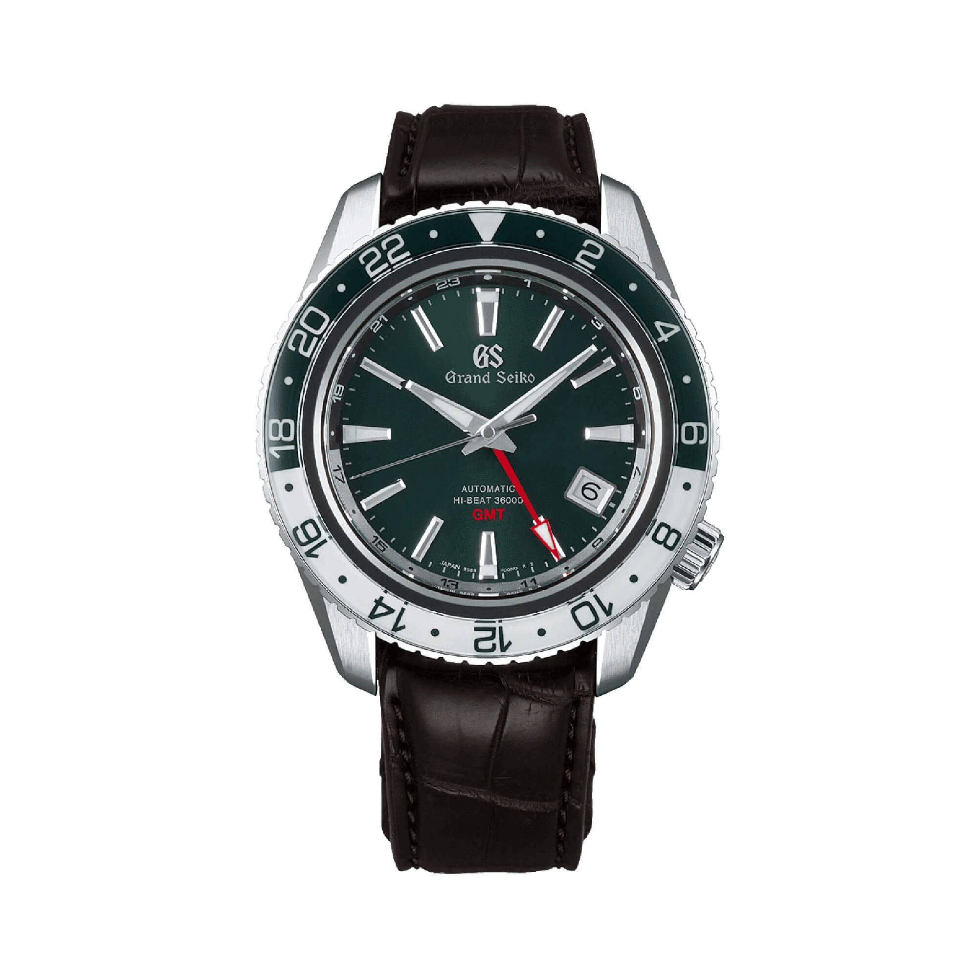 Grand Seiko Sport Collection Watch Green Dial Steel Bracelet 44.2