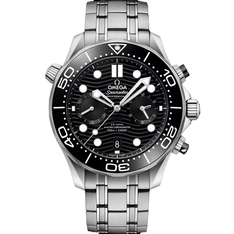 OMEGA Seamaster Diver 300M Steel Black Dial Watch, 44mm image number 0