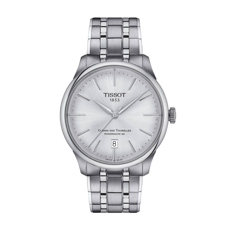 Tissot Chemin Des Tourelles Powermatic 80 Silver Dial, 39mm image number 0