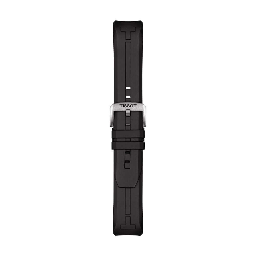 Tissot T-Touch Connect Solar Black Rubber Titanium Watch, 47.5mm
