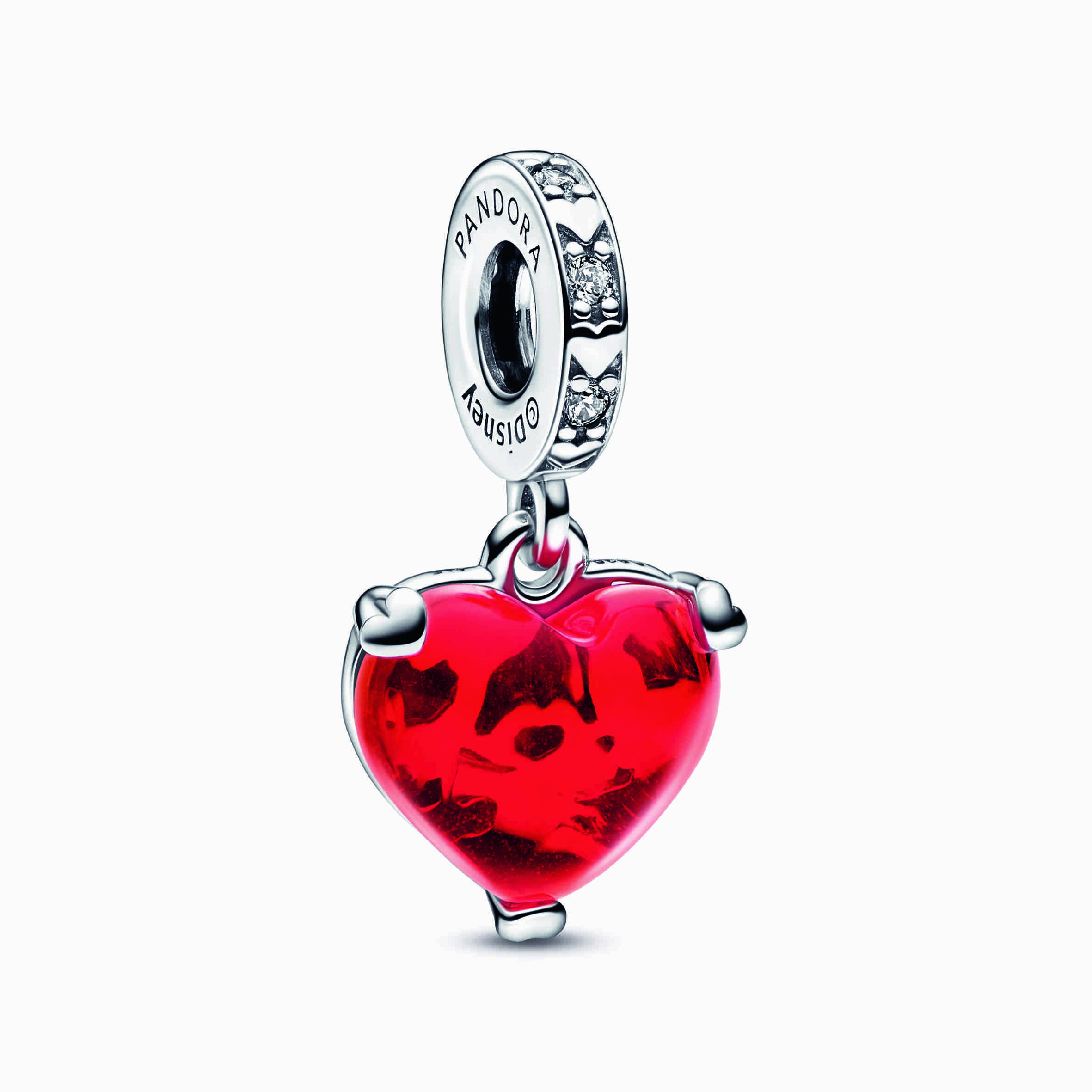 Pandora glass heart deals charm