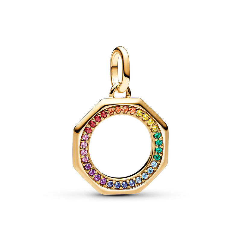 Pandora ME Rainbow Medallion Charm image number 0