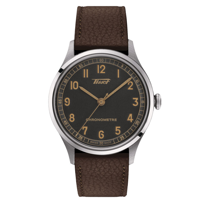 Tissot Heritage 1938 Automatic COSC Anthracite Dial Watch, 39 mm image number 0