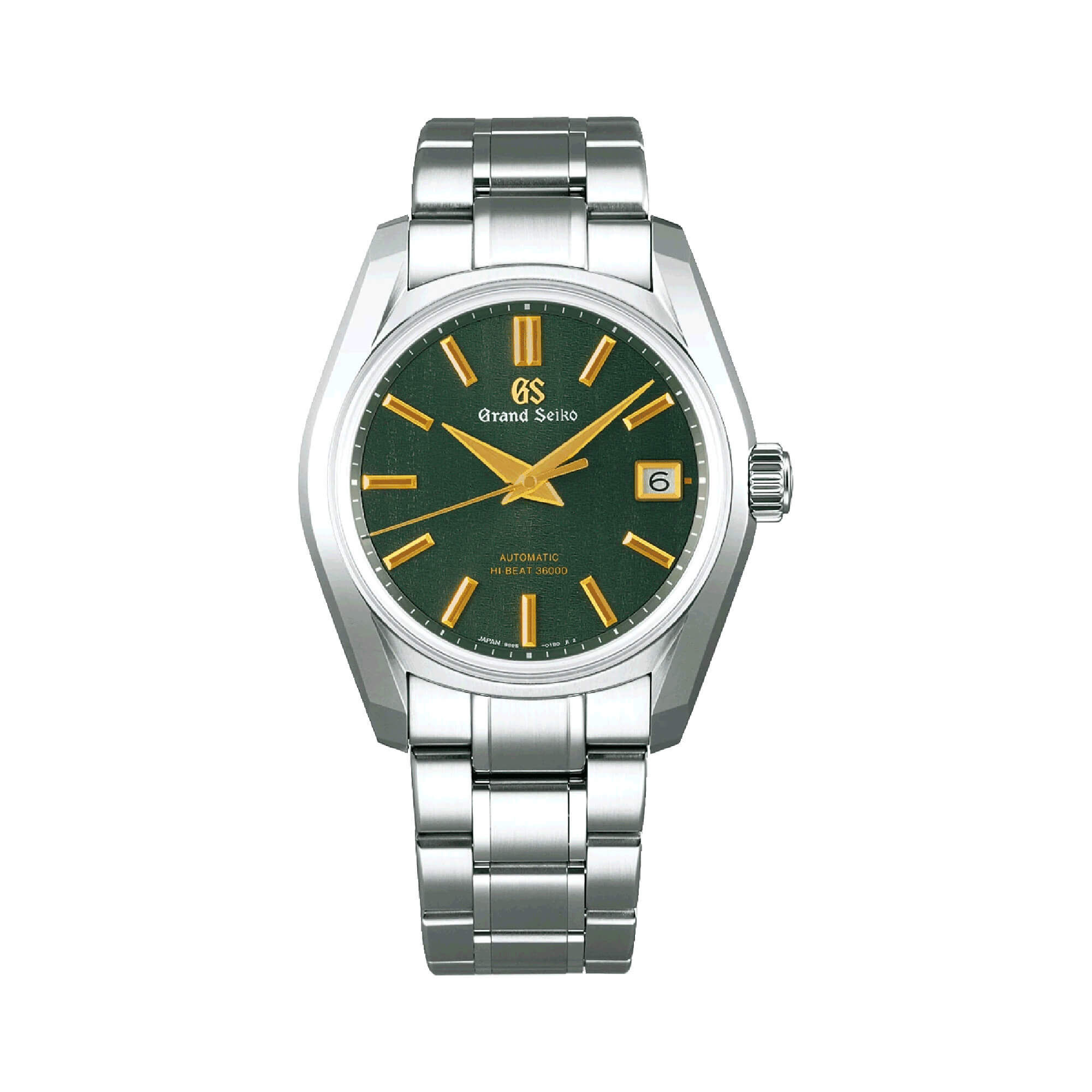 Grand Seiko Heritage Collection Watch Green Dial Steel Bracelet, 40mm