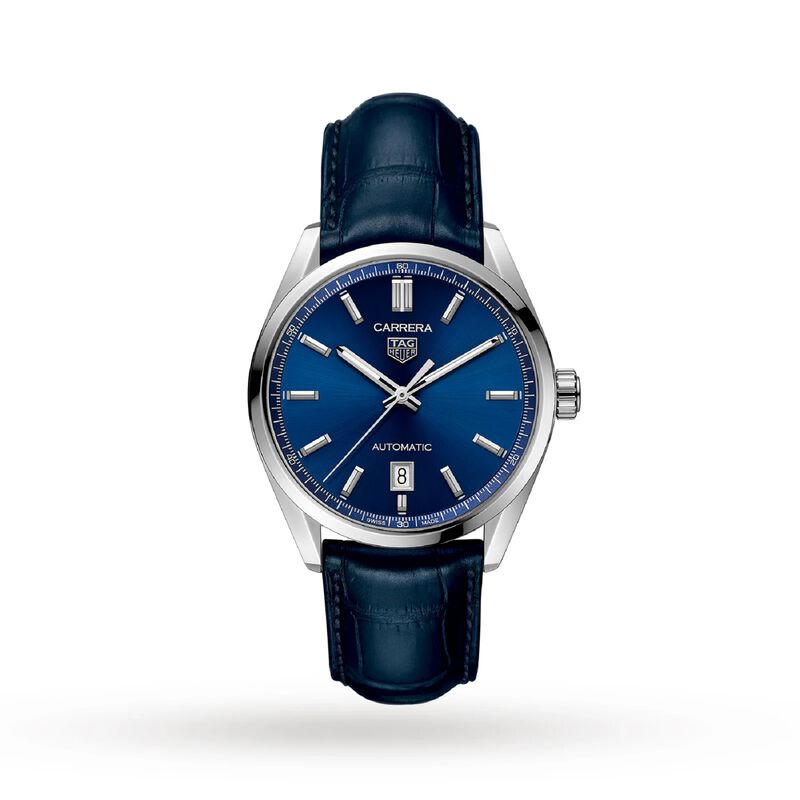 TAG Heuer Carrera Date Blue Dial, 39mm image number 0