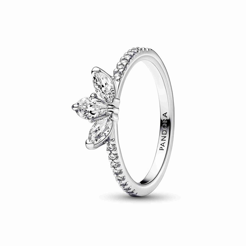 Pandora Sparkling Herbarium Cluster Ring image number 0