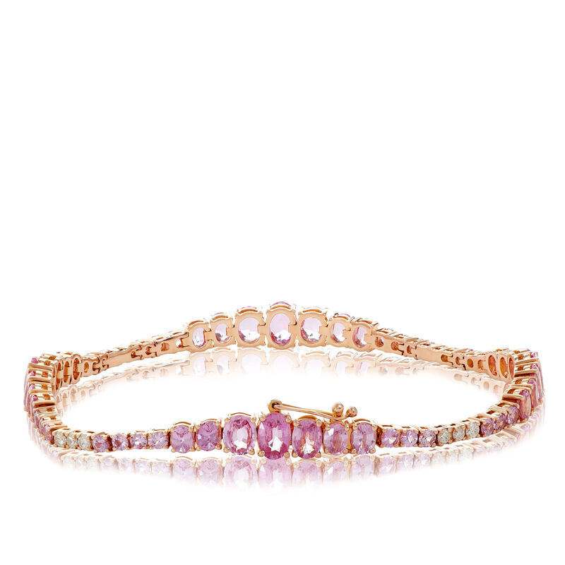 Ben Bridge Jewelers Women's Rose & White Gold Diamond Bangle Bracelet