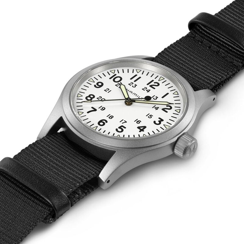 Hamilton Khaki Field Mechanical Watch White Dial, 38mm image number 1