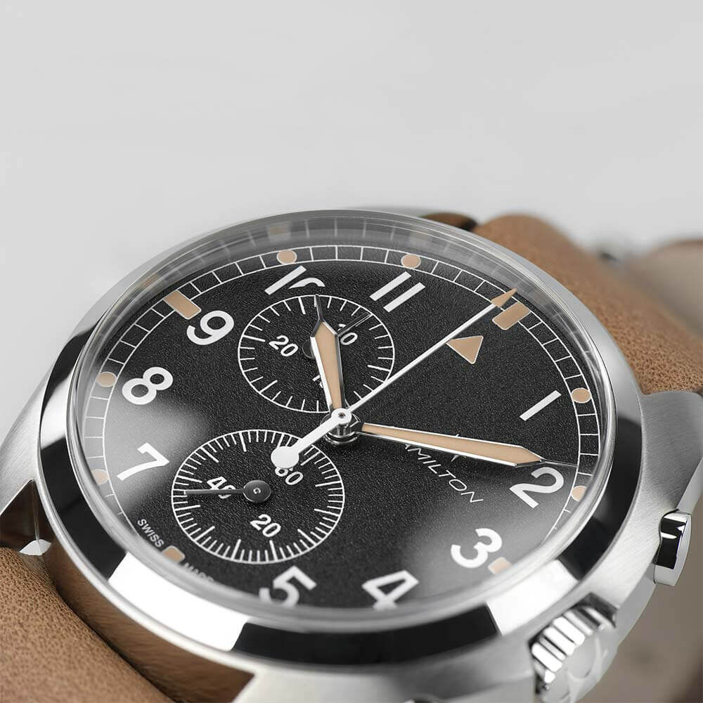 Hamilton Khaki Pilot Pioneer Chrono Quartz Watch, 41mm