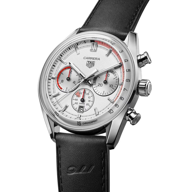 TAG Heuer Carrera Chronosprint X Porsche White Dial, 42mm image number 1