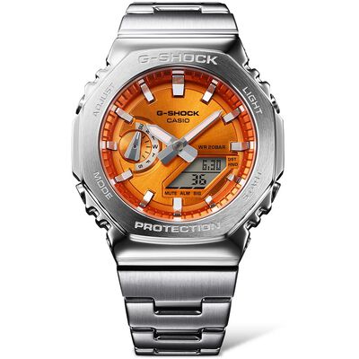 G-Shock GM2110D-4A Orange Dial Watch, 44mm