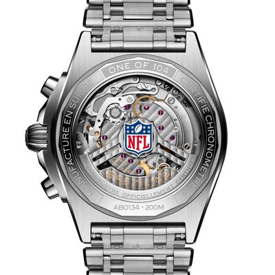 Breitling Chronomat Denver Broncos Orange Dial Watch, 42mm