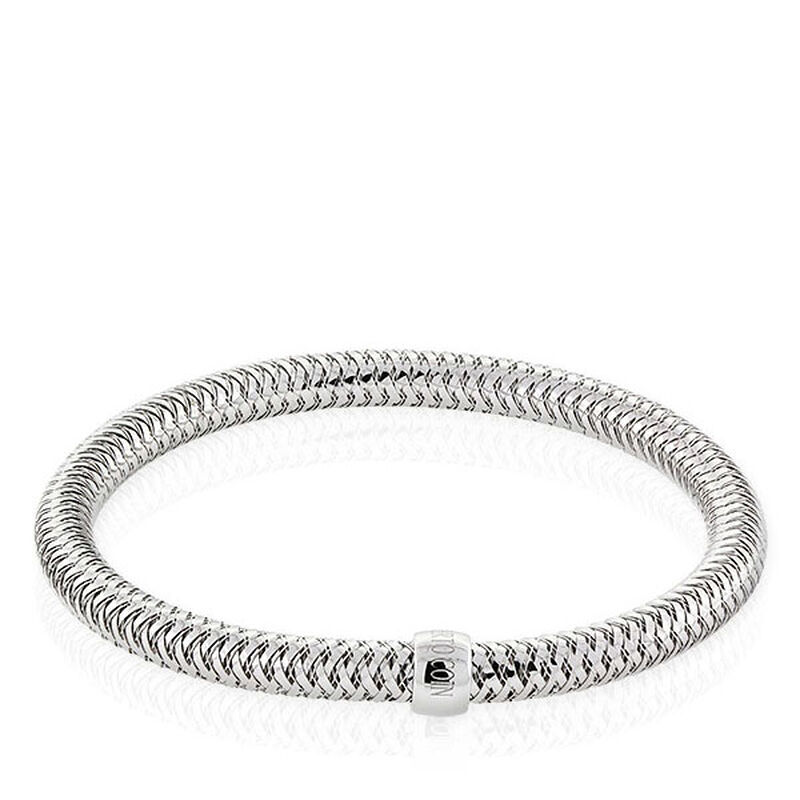 Roberto Coin Woven Magnetic Bracelet in Gold-Tone Sterling Silver –