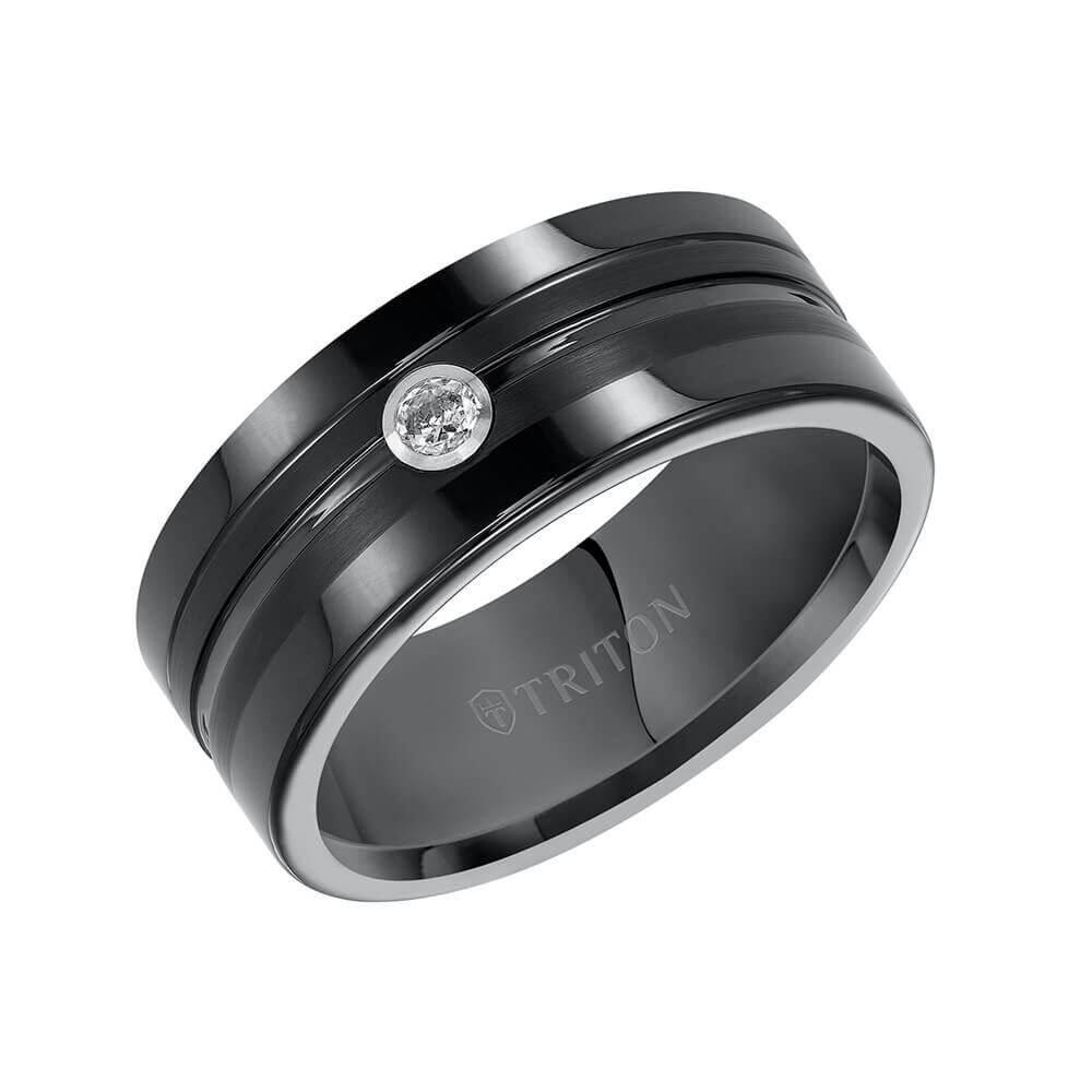 Triton black sale diamond ring