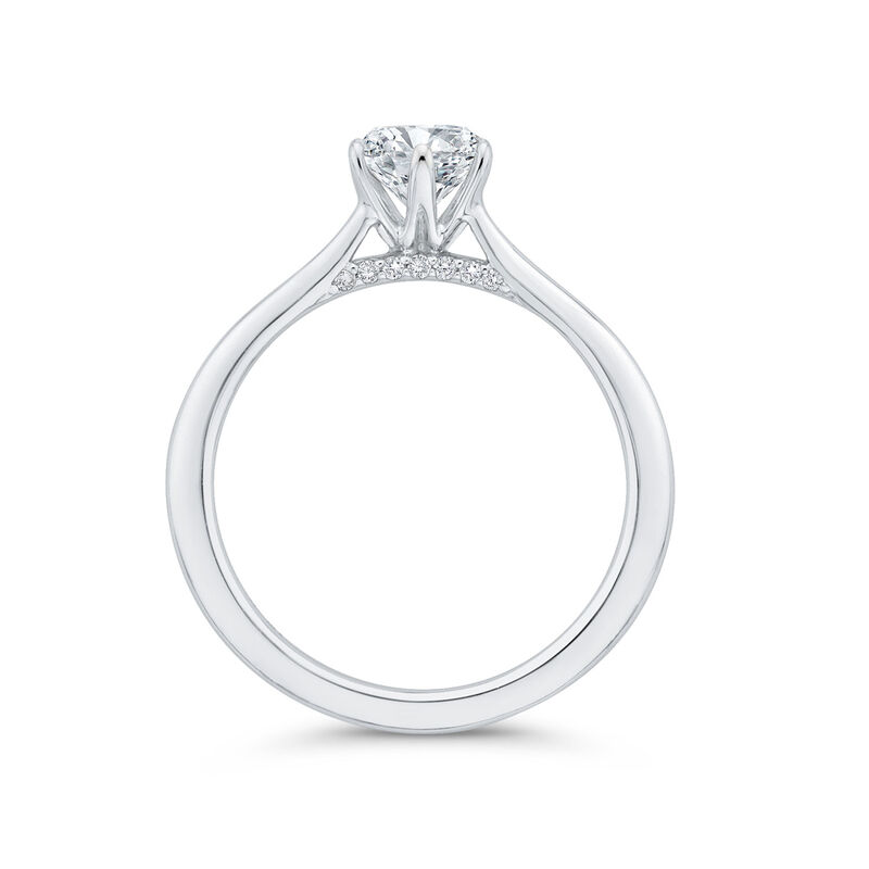 Bella Ponte Engagement Ring Setting in Platinum image number 3