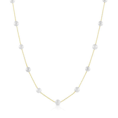 Freshwater Cultured Pearl Necklace 14K