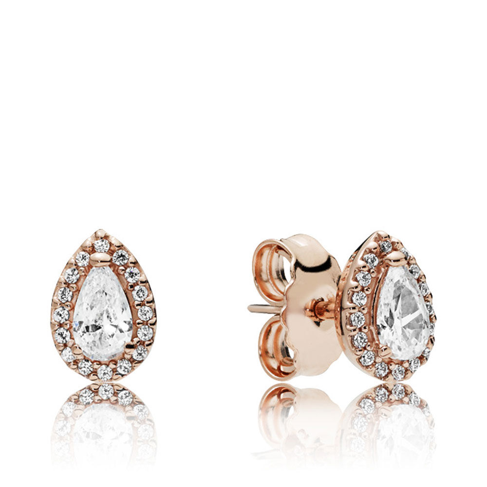 Pandora teardrop earrings deals gold