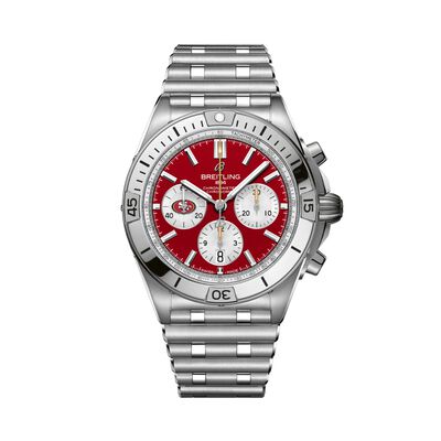 Breitling Chronomat San Francisco 49ers Red Dial Watch, 42mm