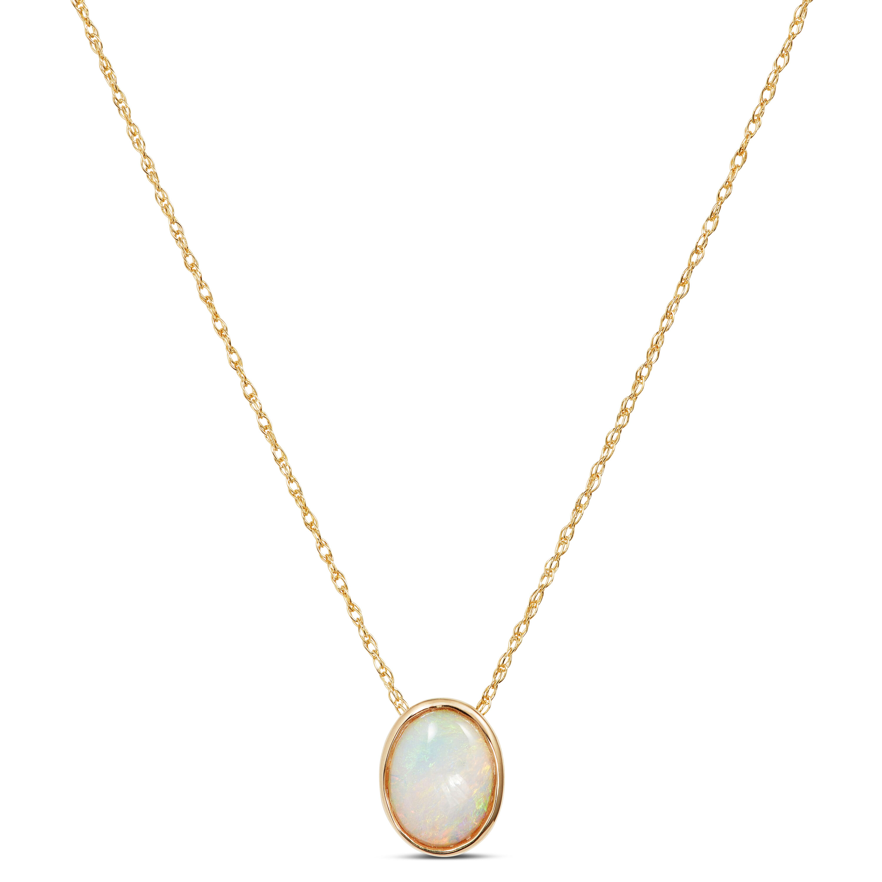 Opal necklace 2024 14k gold