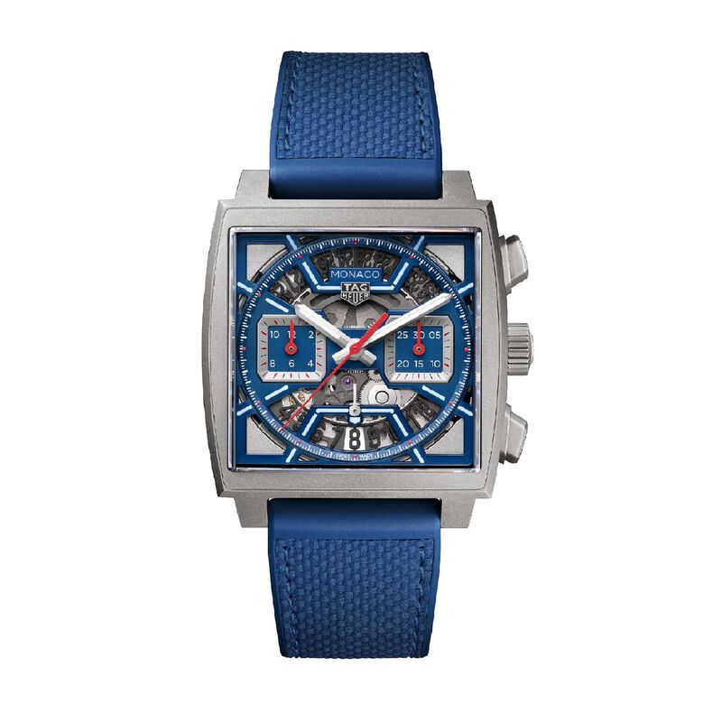 TAG Heuer Monaco Chronograph Blue Dial, 39mm image number 0