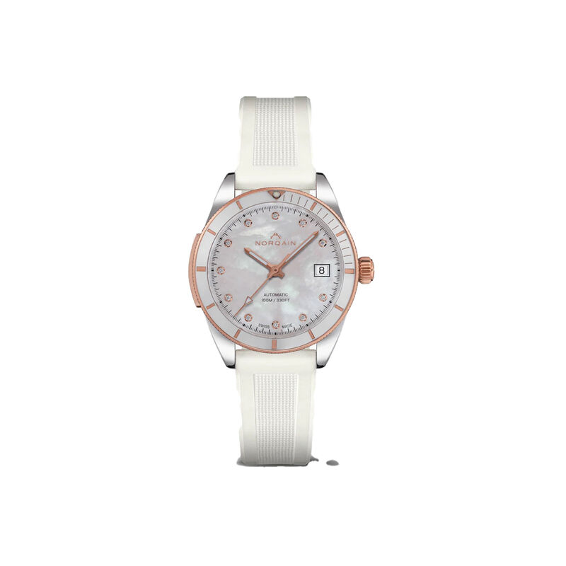 Norqain Adventure Sport Mother of Pearl Diamond Dial Watch, 37mm image number 0