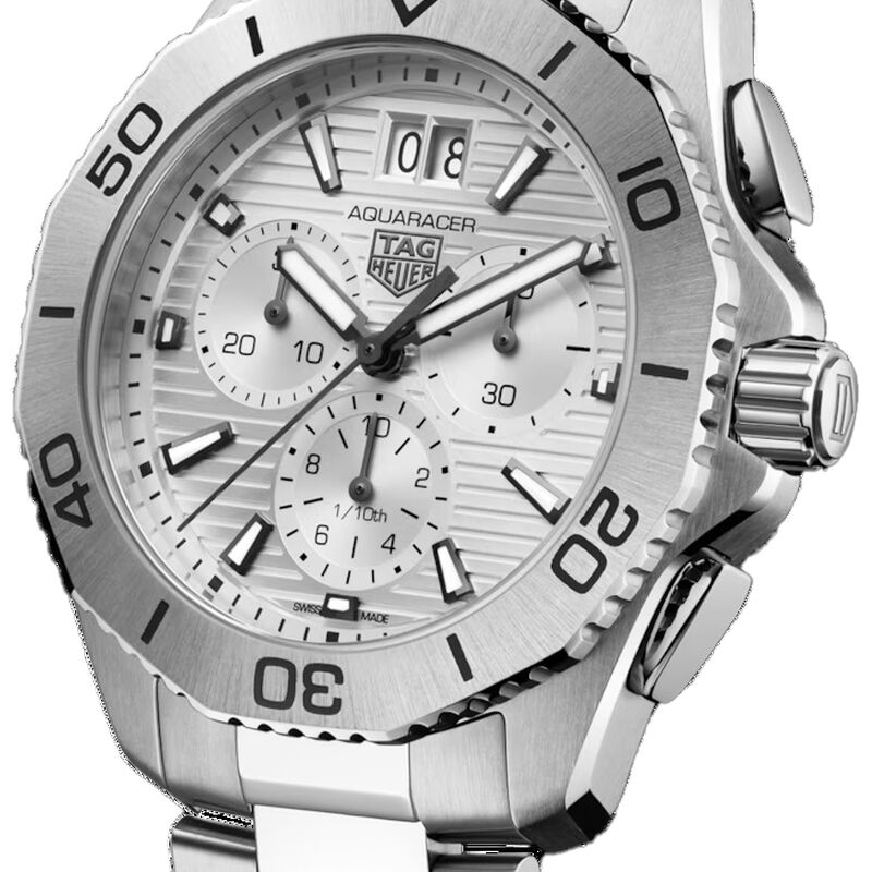 TAG Heuer Aquaracer Professional 200 Date Silver Dial, 40mm image number 1