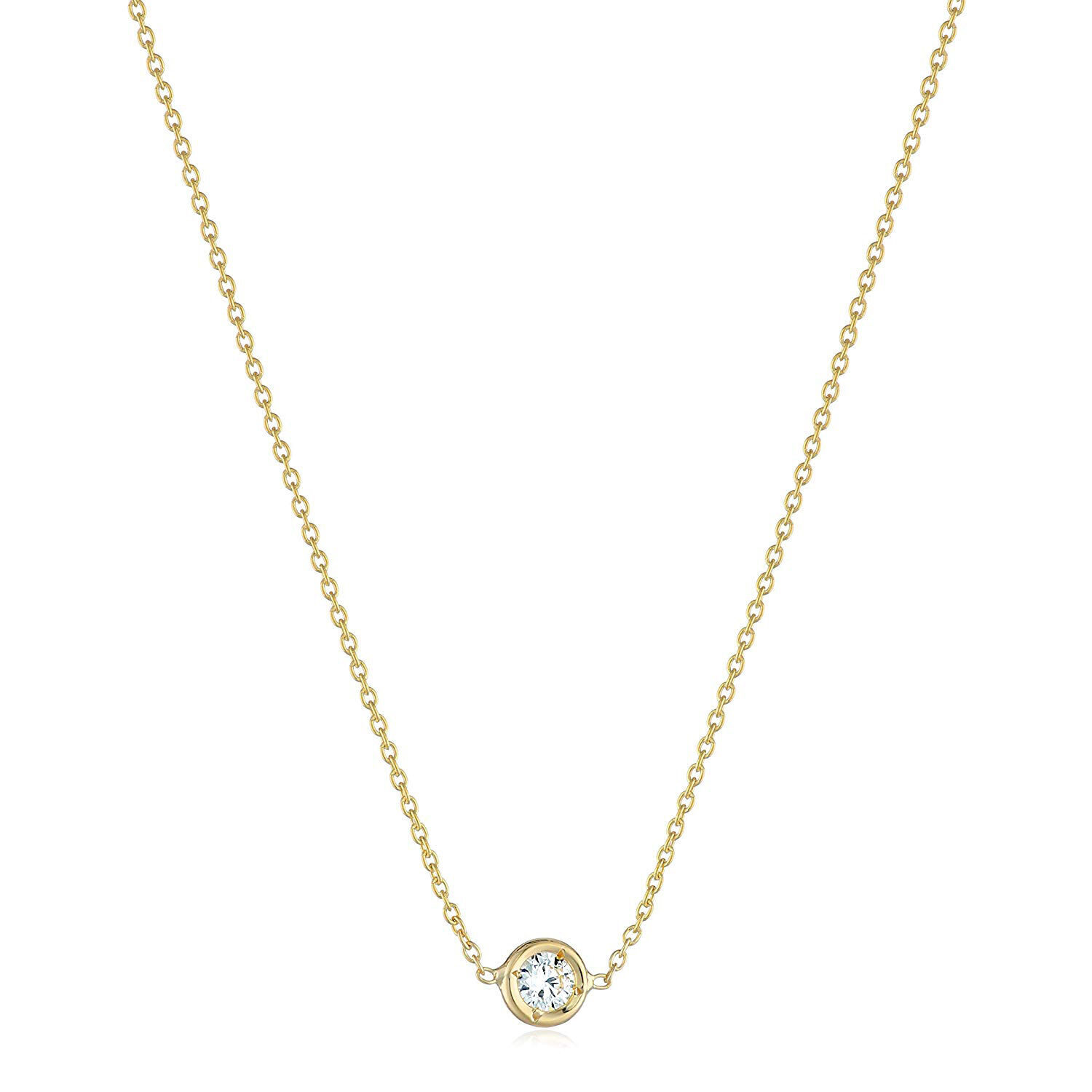 Roberto coin sale solitaire necklace