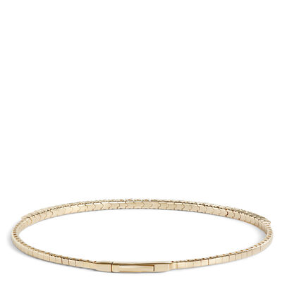 Flexy Diamond Bangle Bracelet, 14K Yellow Gold