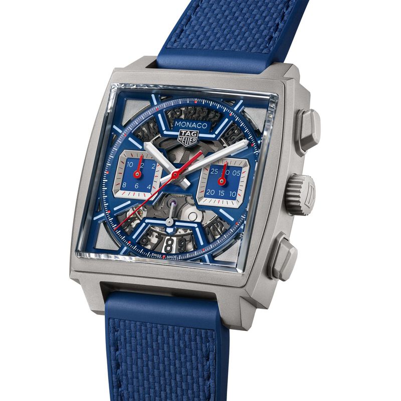 TAG Heuer Monaco Chronograph Blue Dial, 39mm image number 1