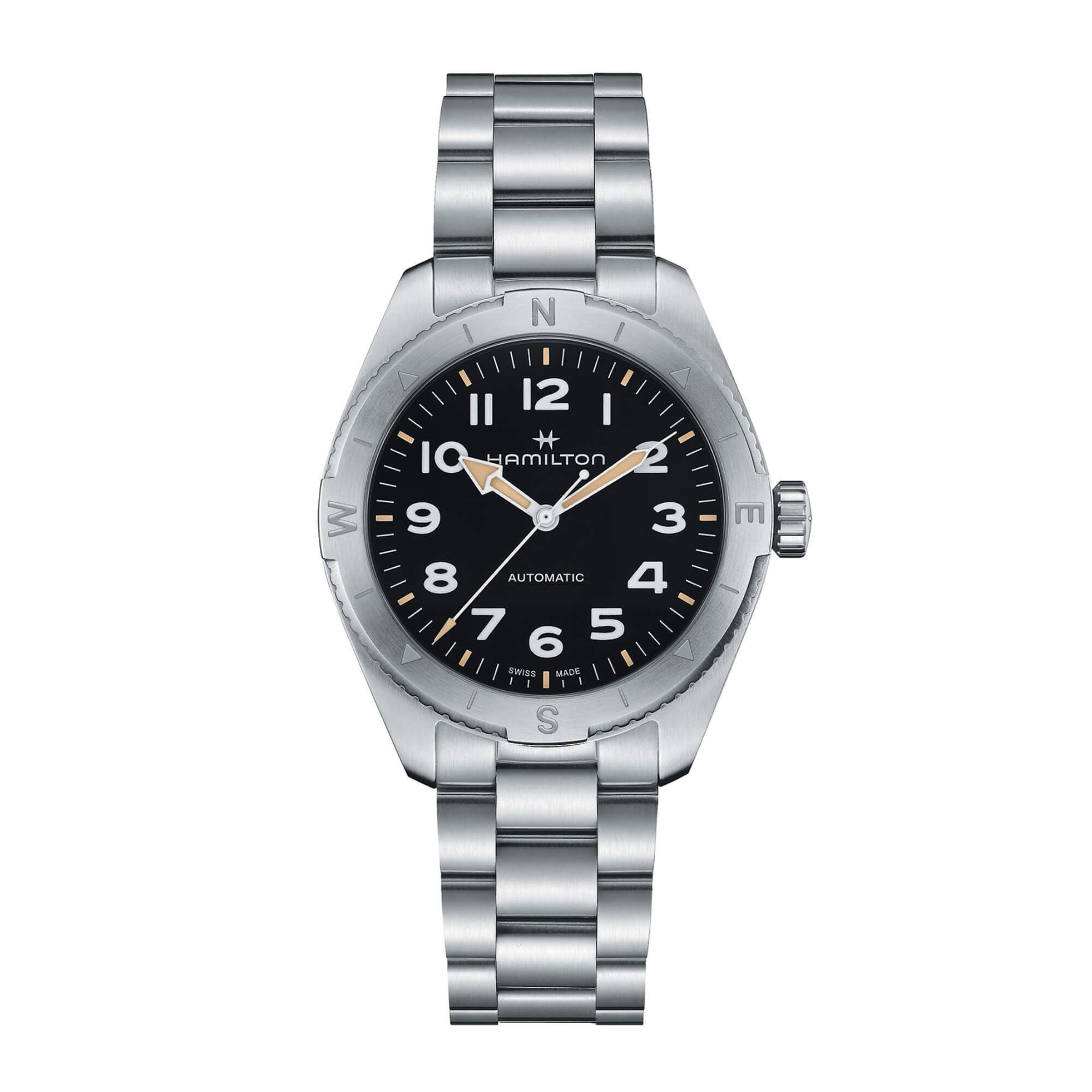 Hamilton Khaki Field Expedition Auto Watch Black Dial Steel