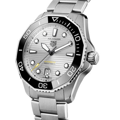 TAG Heuer Aquaracer Professional 300 Silver Steel Watch, 43mm