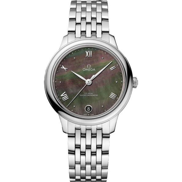OMEGA Prestige De Ville Grey Dial Watch, 34mm