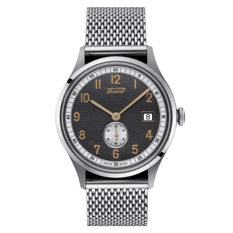 Tissot Heritage Small Second 1938 COSC Grey Dial Watch, 39 mm image number 0