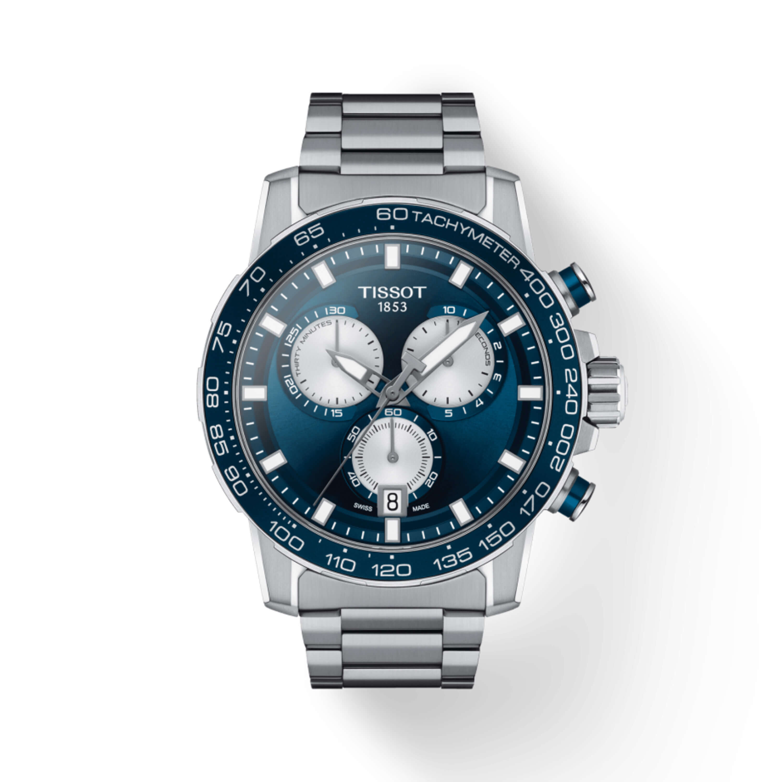 Tissot discount tachymeter blue