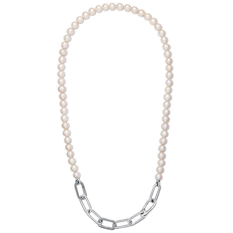 Pandora ME Freshwater Cultured Pearl Necklace image number 2
