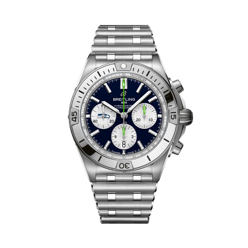 Breitling Chronomat Seattle Seahawks Navy Dial Watch, 42mm image number 0