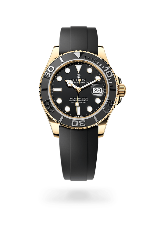 rolex yacht-master in 18 kt yellow gold, m226658-0001 - ben bridge