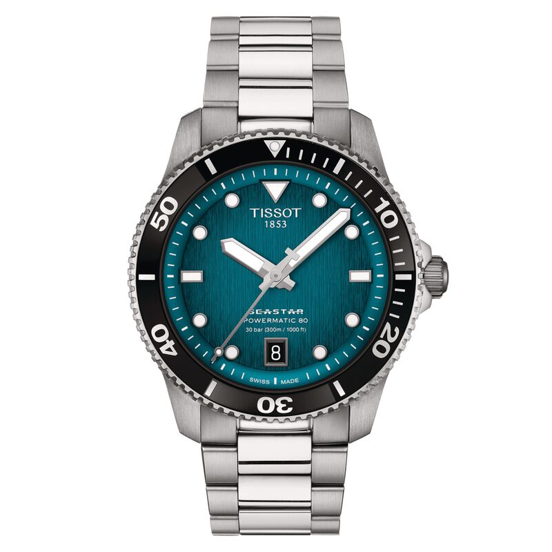 TISSOT SEASTAR 1000 Powermatic 80 Blue Dial Watch, 40mm image number 0