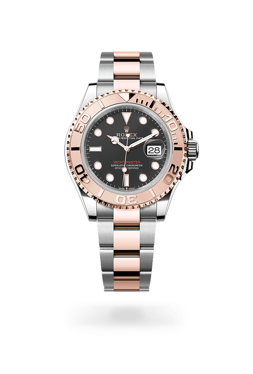 rolex yacht-master in everose rolesor - combination of
                oystersteel and everose gold, m126621-0002 - ben bridge