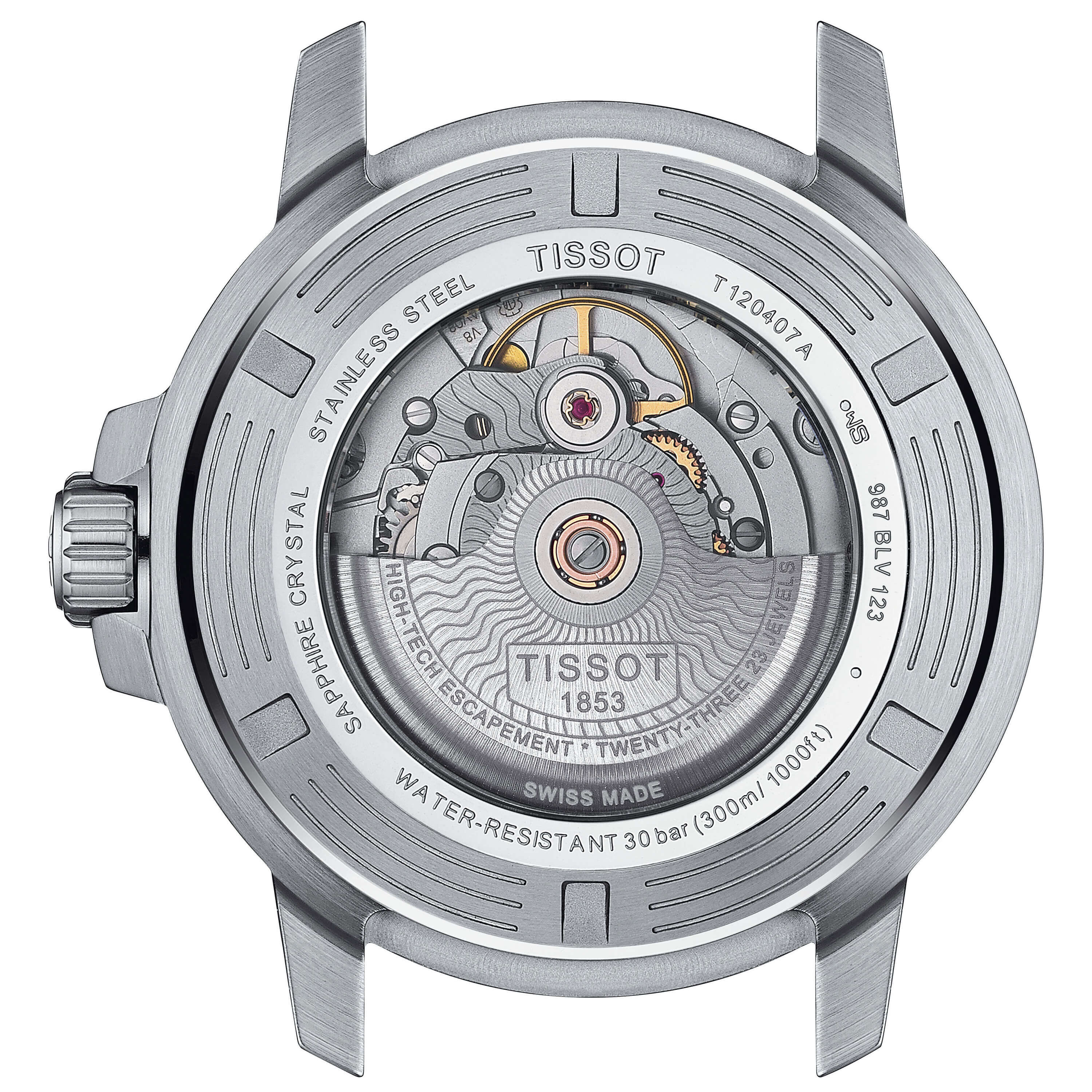 Tissot Seastar 1000 Powermatic 80 Blue Steel Auto Watch, 43mm