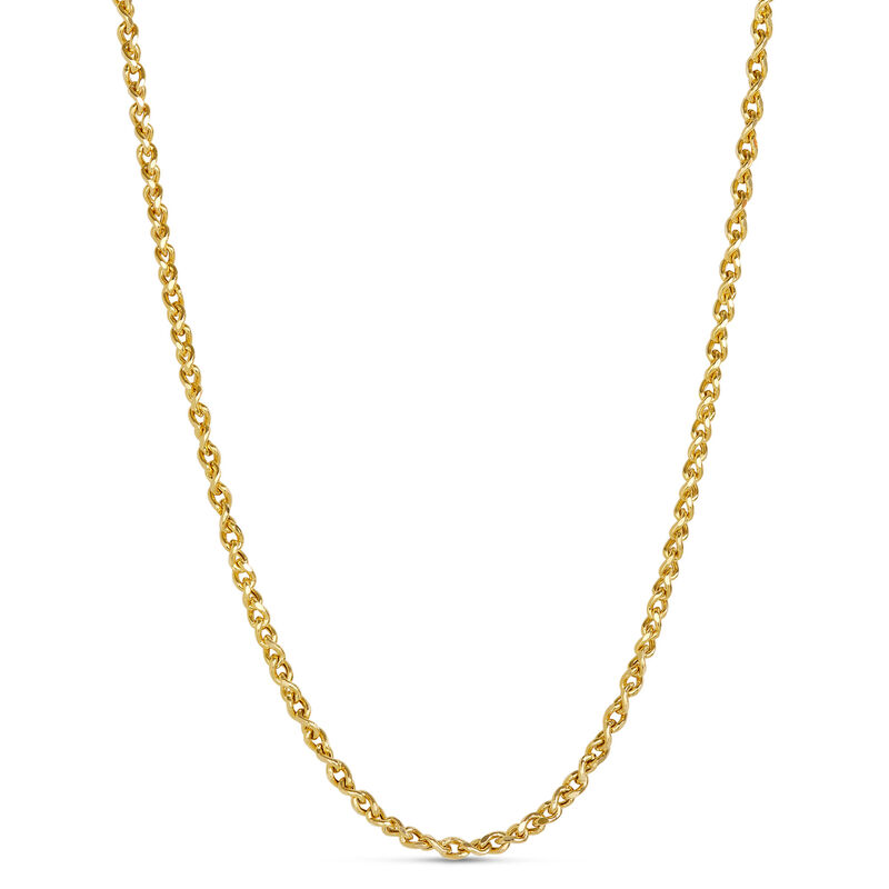 Toscano 24-Inch Curb Link Chain, 14K Yellow Gold image number 0