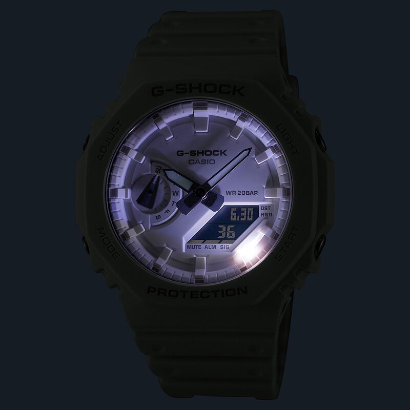 G-Shock Analog-Digital White Dial, 45mm image number 4