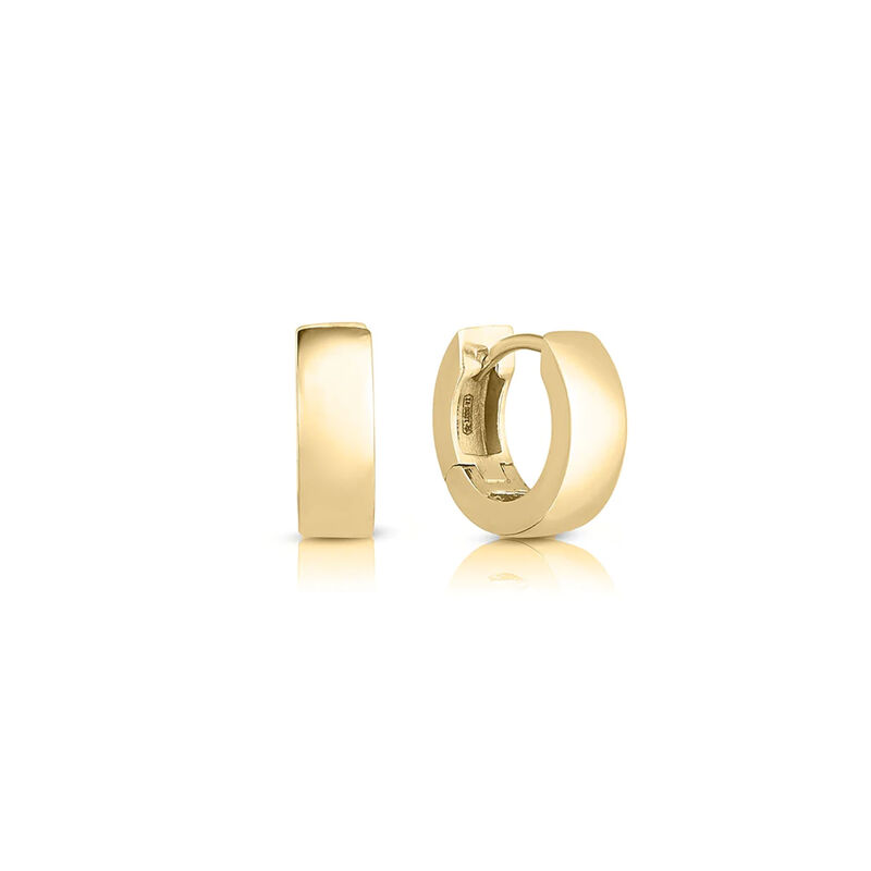 Roberto Coin Perfect Gold Hoop Earrings, 18K Yellow Gold image number 0